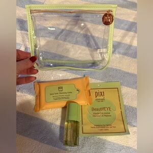 Pixi Skincare Set with Green and Yellow Details